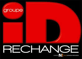Logos vectoriels professionnels des partenaires de distribution iD Rechange et Nexus Automotive International disposés côte à côte ou en grille sur un fond blanc ou gris neutre. Les logos doivent être clairs, lisibles et affichés à taille égale pour représenter équitablement les partenariats stratégiques de PILAUTO.